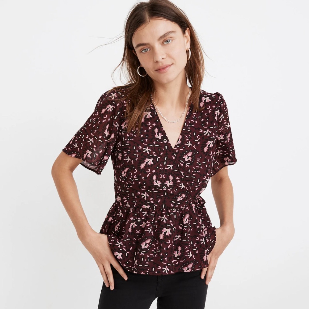 Madewell Peplum Top